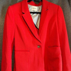 Woman Blazer, Red, Courte Rowe Brand, Size XL